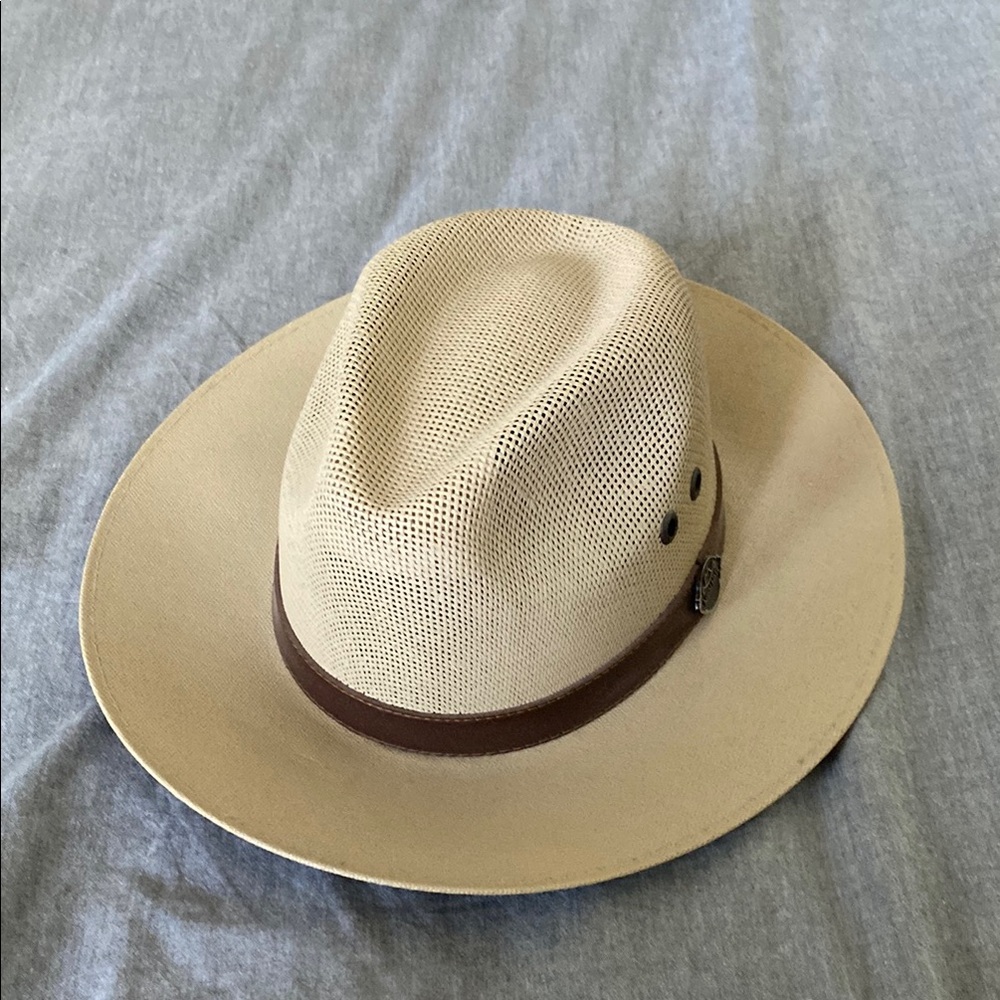 Men's Tan Fedora Hat